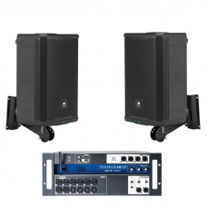 Акустична система 2 колонки JBL PRX908 + мікшер